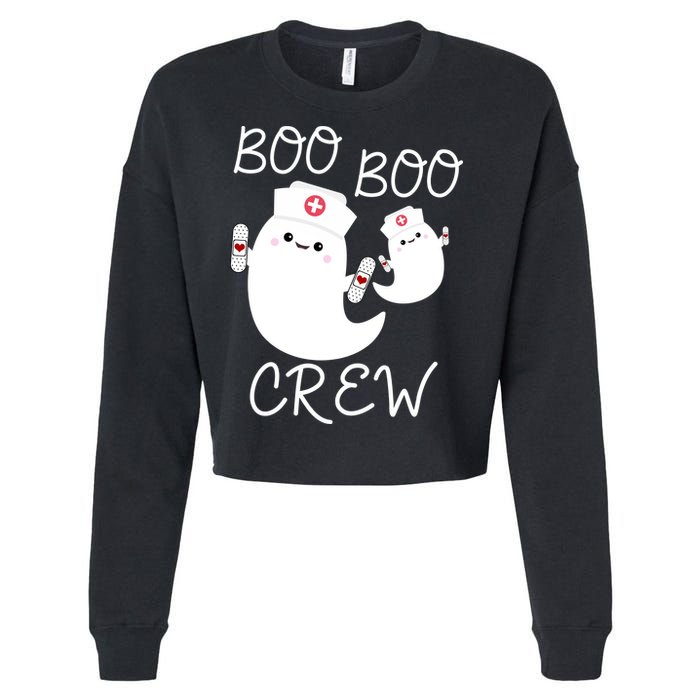 Boo Boo Crew Cropped Pullover Crew