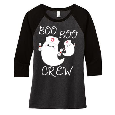 Boo Boo Crew Women's Tri-Blend 3/4-Sleeve Raglan Shirt