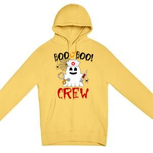 Boo Boo Crew Funny Cute Halloween Premium Pullover Hoodie