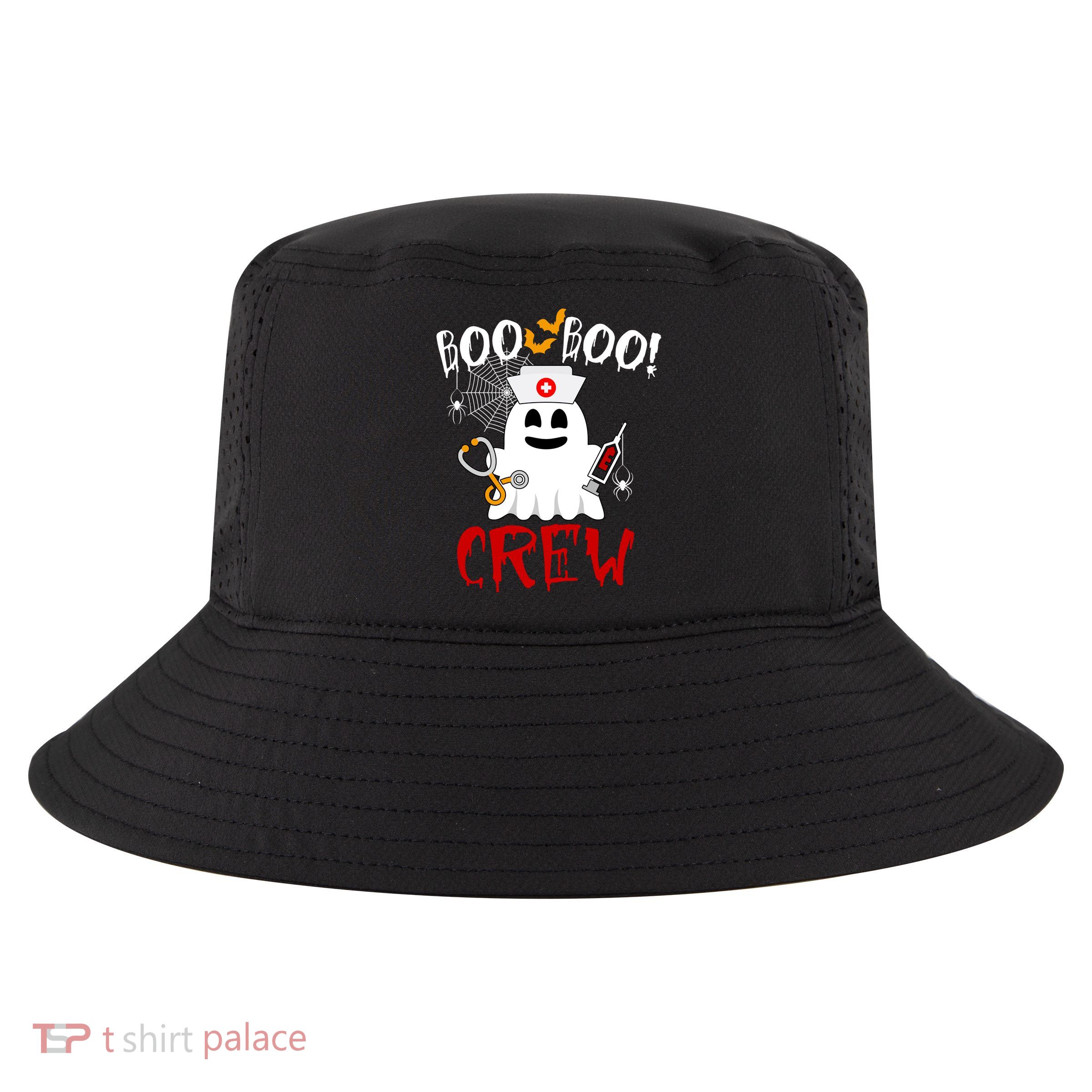 Boo Boo Crew Funny Cute Halloween Cool Comfort Performance Bucket Hat