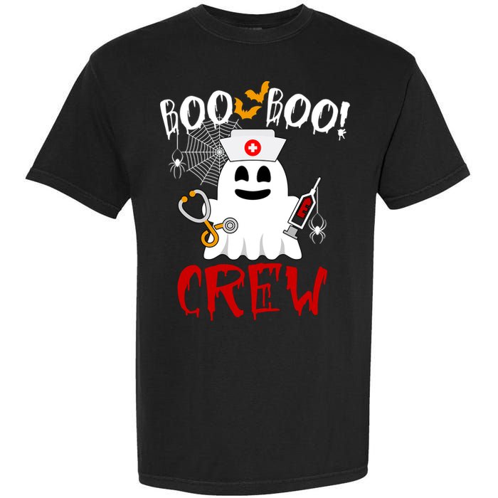Boo Boo Crew Funny Cute Halloween Garment-Dyed Heavyweight T-Shirt
