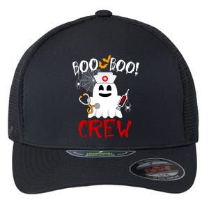 Boo Boo Crew Funny Cute Halloween Flexfit Unipanel Trucker Cap