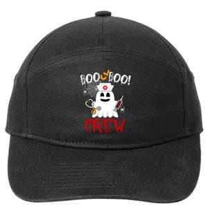 Boo Boo Crew Funny Cute Halloween 7-Panel Snapback Hat