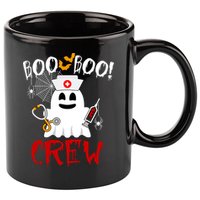 Boo Boo Crew Funny Cute Halloween 11oz C Handle Ceramic Mug