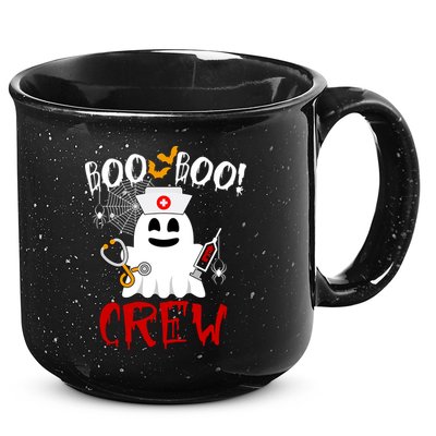 Boo Boo Crew Funny Cute Halloween 15oz Campfire Ceramic Mug