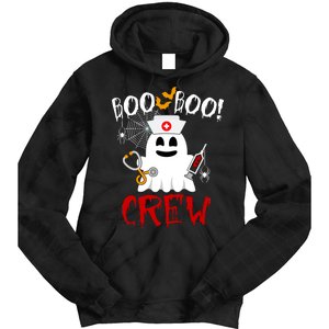 Boo Boo Crew Funny Cute Halloween Tie Dye Hoodie