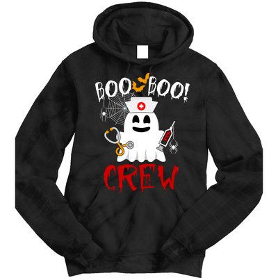 Boo Boo Crew Funny Cute Halloween Tie Dye Hoodie