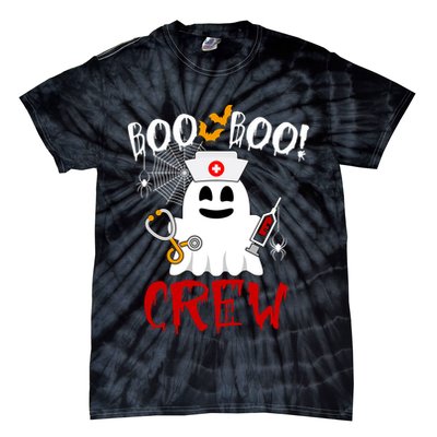 Boo Boo Crew Funny Cute Halloween Tie-Dye T-Shirt