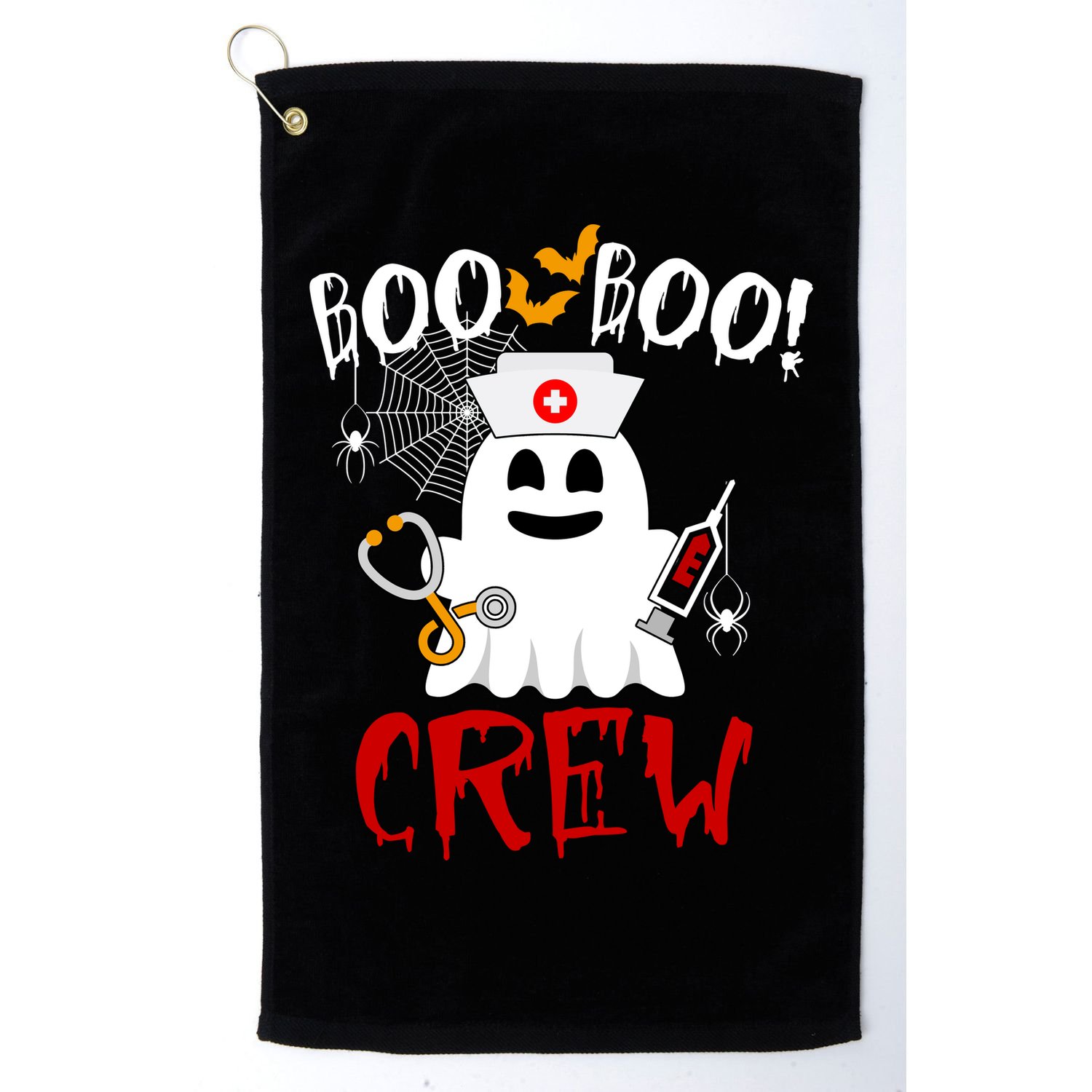 Boo Boo Crew Funny Cute Halloween Golf Towel