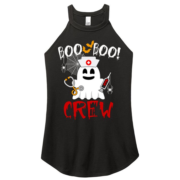 Boo Boo Crew Funny Cute Halloween Women's Perfect Tri Rocker Tank