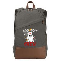 Boo Boo Crew Funny Cute Halloween Cotton Canvas Backpack