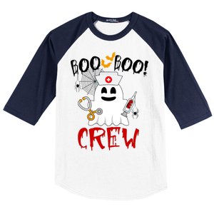 Boo Boo Crew Funny Cute Halloween Baseball Sleeve Shirt