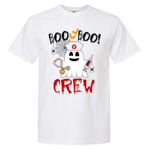 Boo Boo Crew Funny Cute Halloween Garment-Dyed Heavyweight T-Shirt