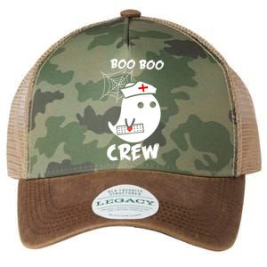 Boo Boo Crew Nurse Ghost Funny Halloween Legacy Tie Dye Trucker Hat