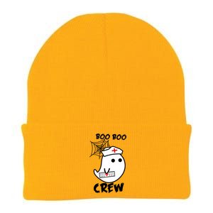 Boo Boo Crew Nurse Ghost Funny Halloween Knit Cap Winter Beanie