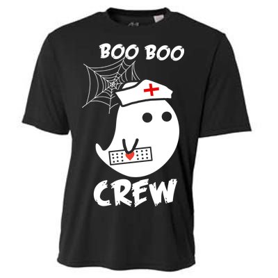 Boo Boo Crew Nurse Ghost Funny Halloween Cooling Performance Crew T-Shirt