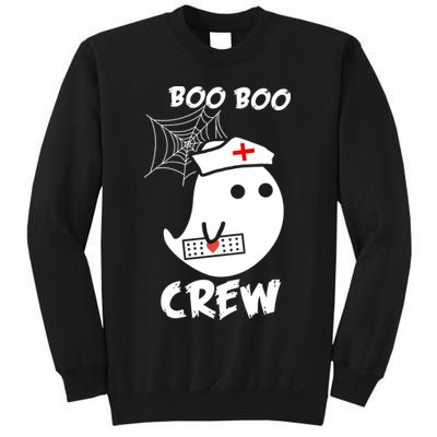 Boo Boo Crew Nurse Ghost Funny Halloween Sweatshirt