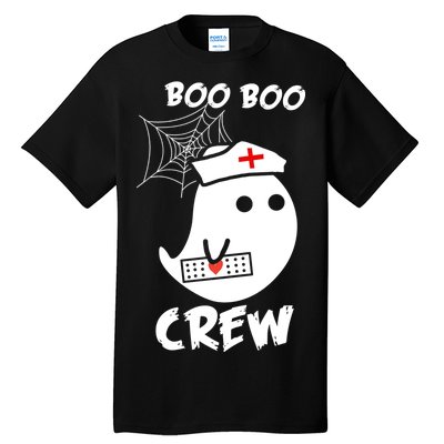 Boo Boo Crew Nurse Ghost Funny Halloween Tall T-Shirt