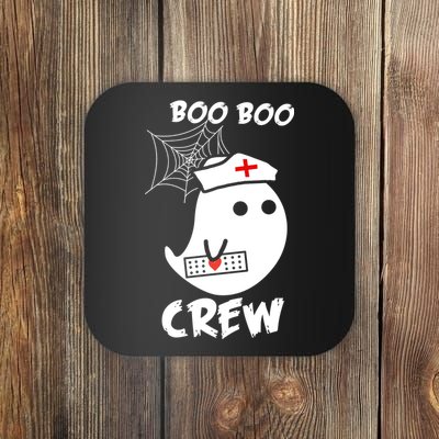 Boo Boo Crew Nurse Ghost Funny Halloween Coaster