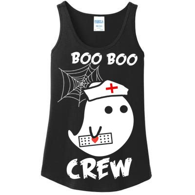 Boo Boo Crew Nurse Ghost Funny Halloween Ladies Essential Tank