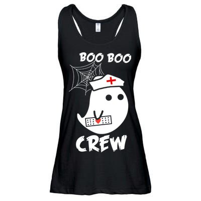 Boo Boo Crew Nurse Ghost Funny Halloween Ladies Essential Flowy Tank