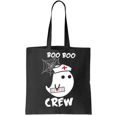 Boo Boo Crew Nurse Ghost Funny Halloween Tote Bag