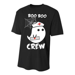 Boo Boo Crew Nurse Ghost Funny Halloween Youth Performance Sprint T-Shirt