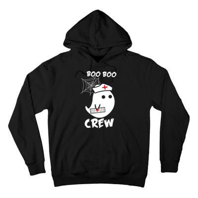 Boo Boo Crew Nurse Ghost Funny Halloween Tall Hoodie