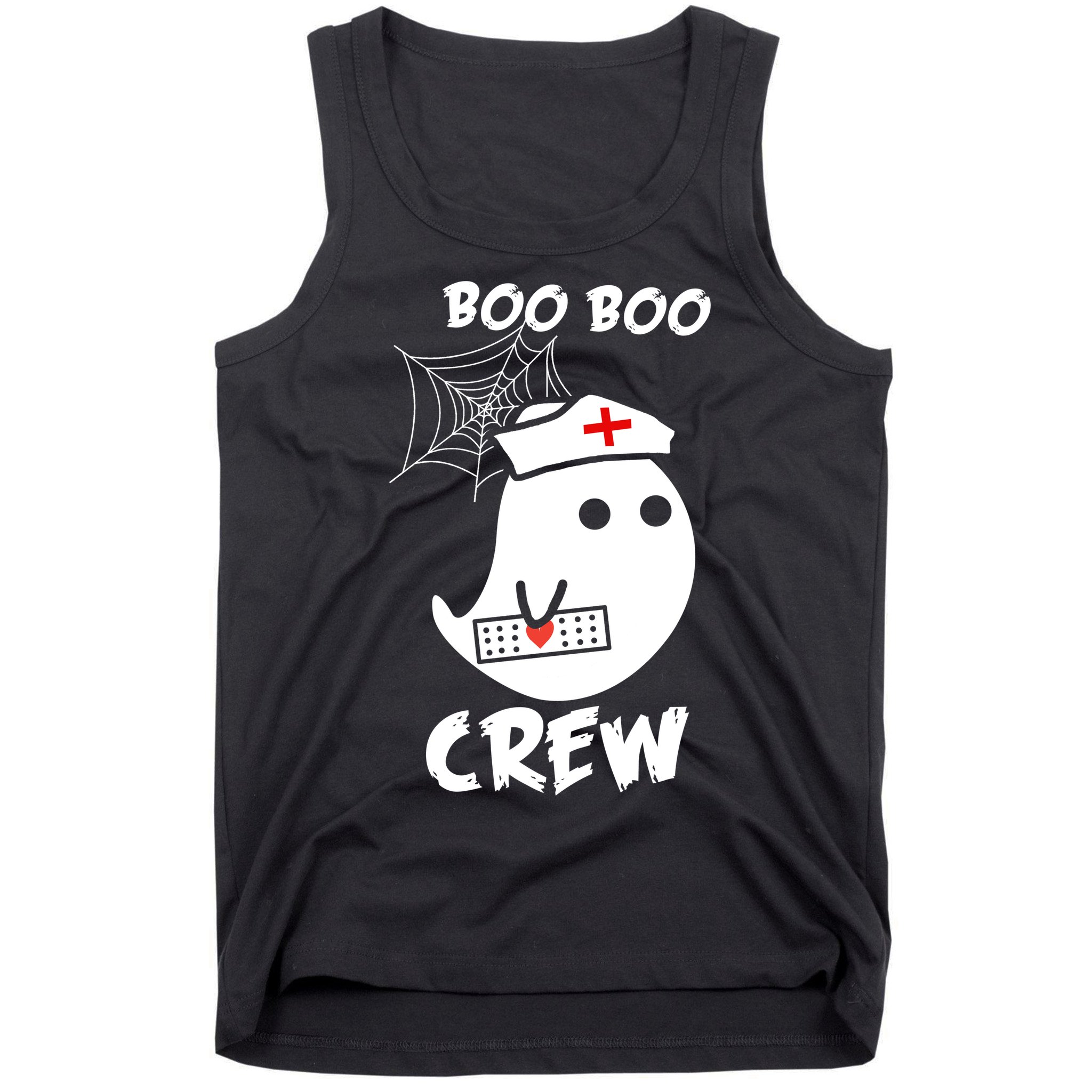 Boo Boo Crew Nurse Ghost Funny Halloween Tank Top
