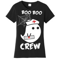 Boo Boo Crew Nurse Ghost Funny Halloween Women's T-Shirt