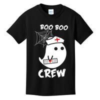Boo Boo Crew Nurse Ghost Funny Halloween Kids T-Shirt