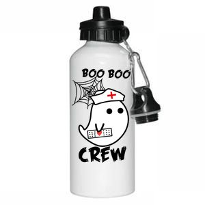 Boo Boo Crew Nurse Ghost Funny Halloween Aluminum Water Bottle 