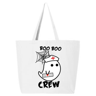 Boo Boo Crew Nurse Ghost Funny Halloween 25L Jumbo Tote