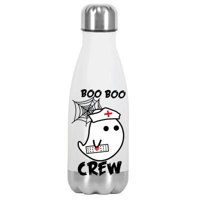 Boo Boo Crew Nurse Ghost Funny Halloween Stainless Steel Insulated Water Bottle