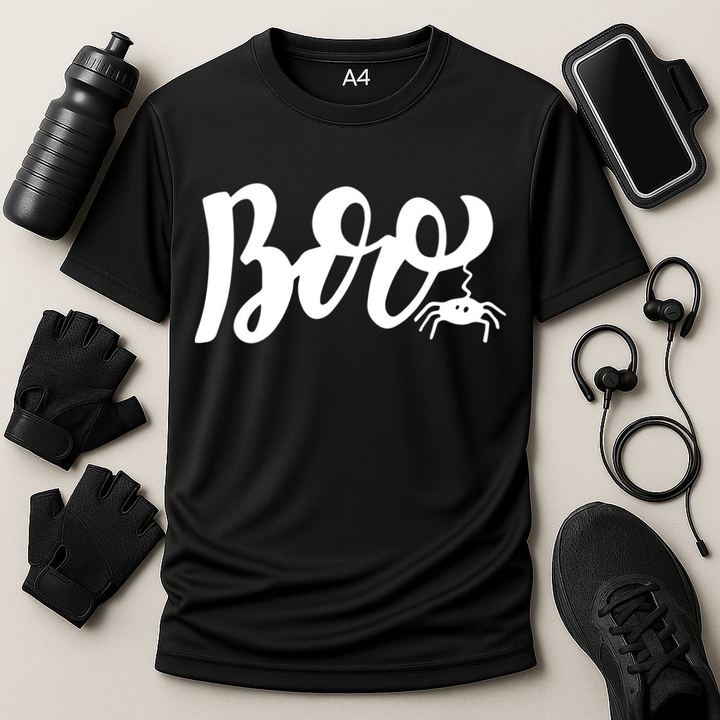 Boo Cut Spider Halloween Cooling Performance Crew T-Shirt