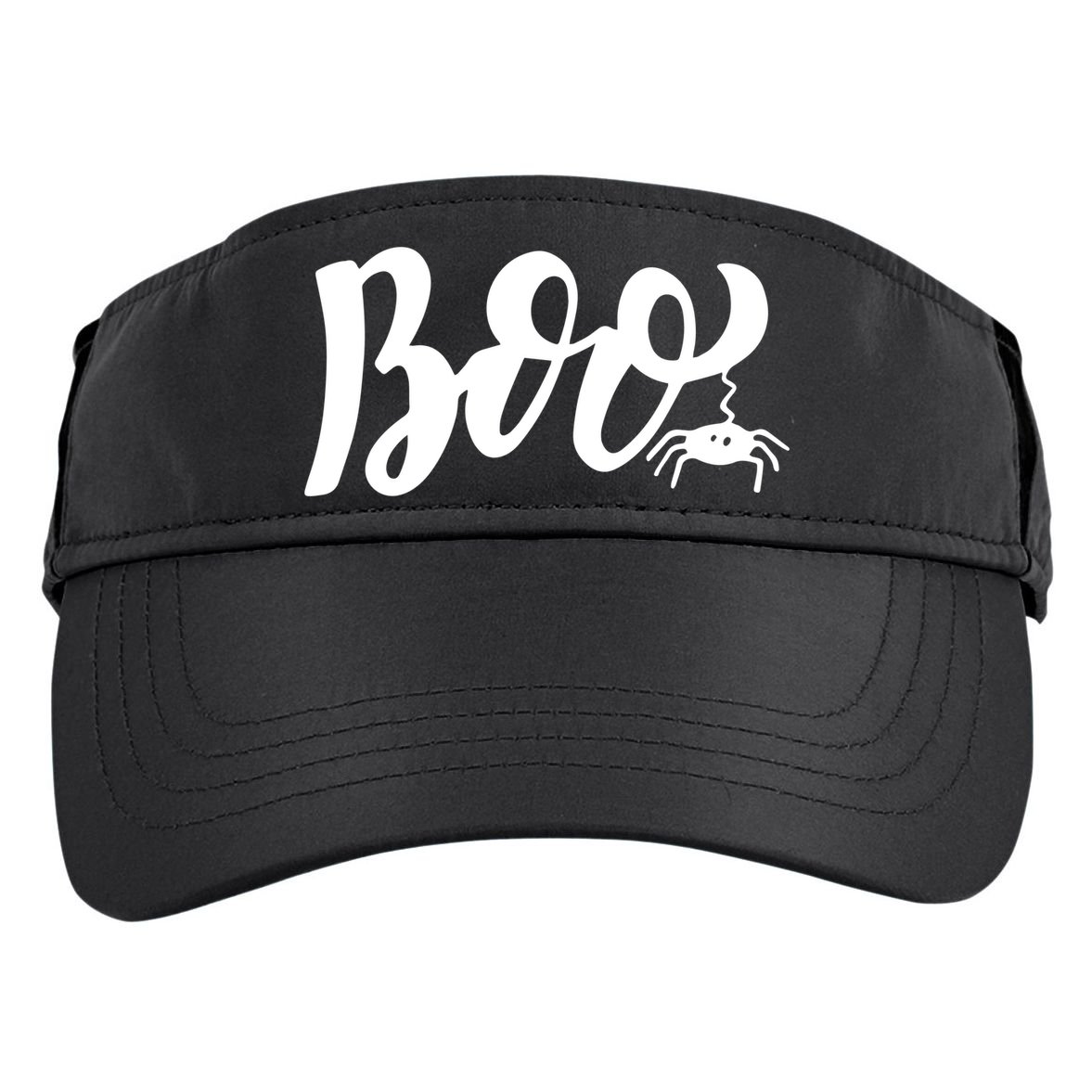 Boo Cut Spider Halloween Adult Drive Performance Visor