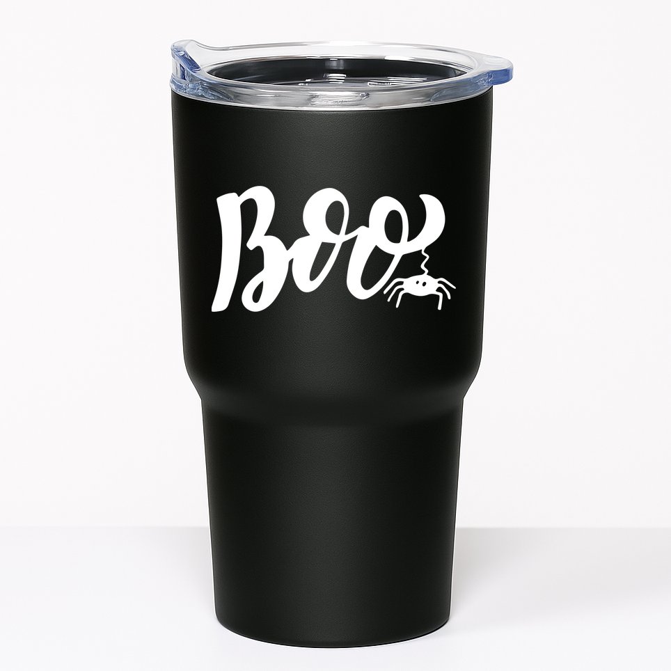 Boo Cut Spider Halloween Tumbler