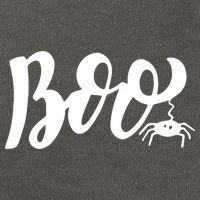 Boo Cut Spider Halloween Cotton Canvas Backpack