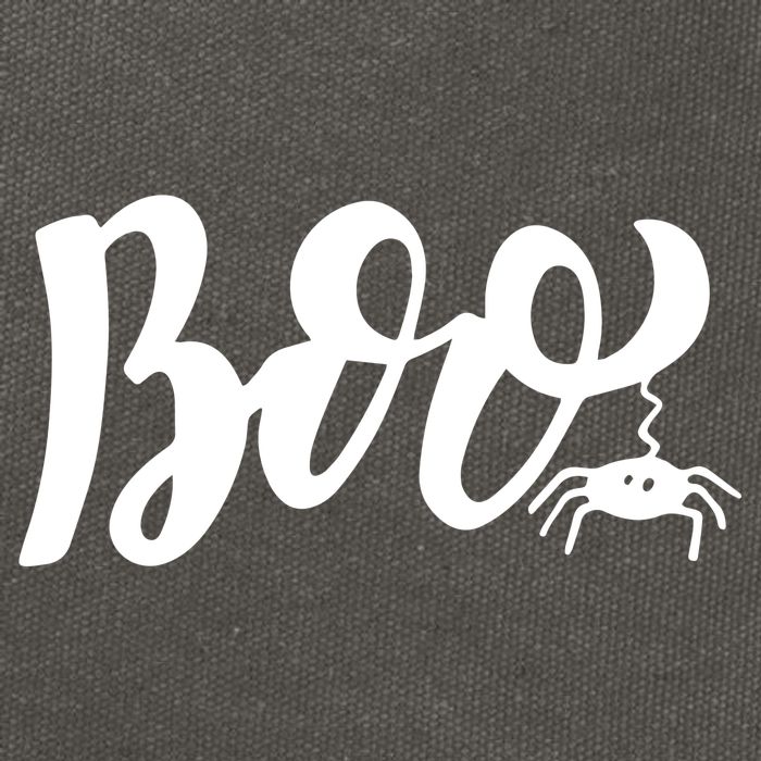 Boo Cut Spider Halloween Cotton Canvas Backpack