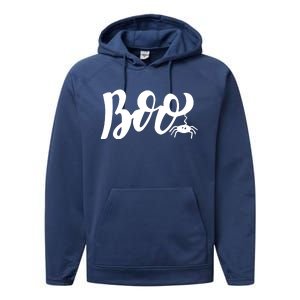 Boo Cut Spider Halloween Performance Fleece Hoodie