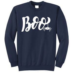 Boo Cut Spider Halloween Sweatshirt