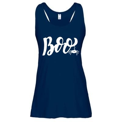 Boo Cut Spider Halloween Ladies Essential Flowy Tank