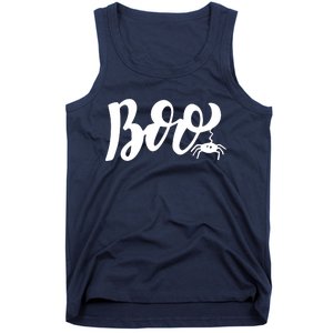 Boo Cut Spider Halloween Tank Top