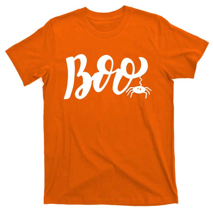 Boo Cut Spider Halloween T-Shirt