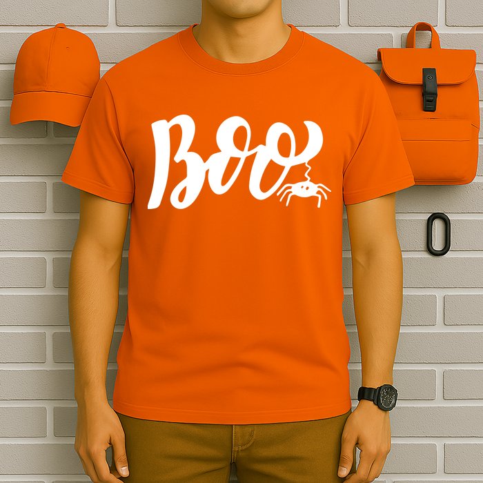 Boo Cut Spider Halloween T-Shirt