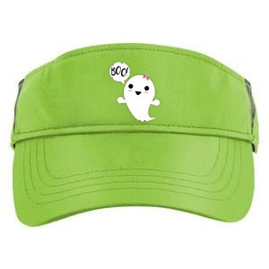 Boo Cute Halloween Girl Ghost Adult Drive Performance Visor