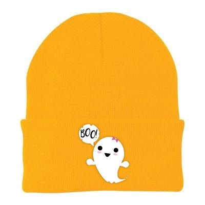 Boo Cute Halloween Girl Ghost Knit Cap Winter Beanie