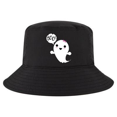 Boo Cute Halloween Girl Ghost Cool Comfort Performance Bucket Hat