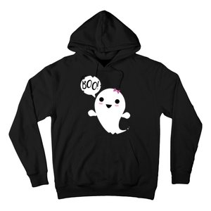 Boo Cute Halloween Girl Ghost Hoodie