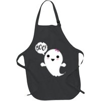Boo Cute Halloween Girl Ghost Apron